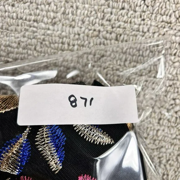 Vince Camuto Sleeveless Colorful Floral Dress Black Women’s Size 4 - Picture 9 of 16